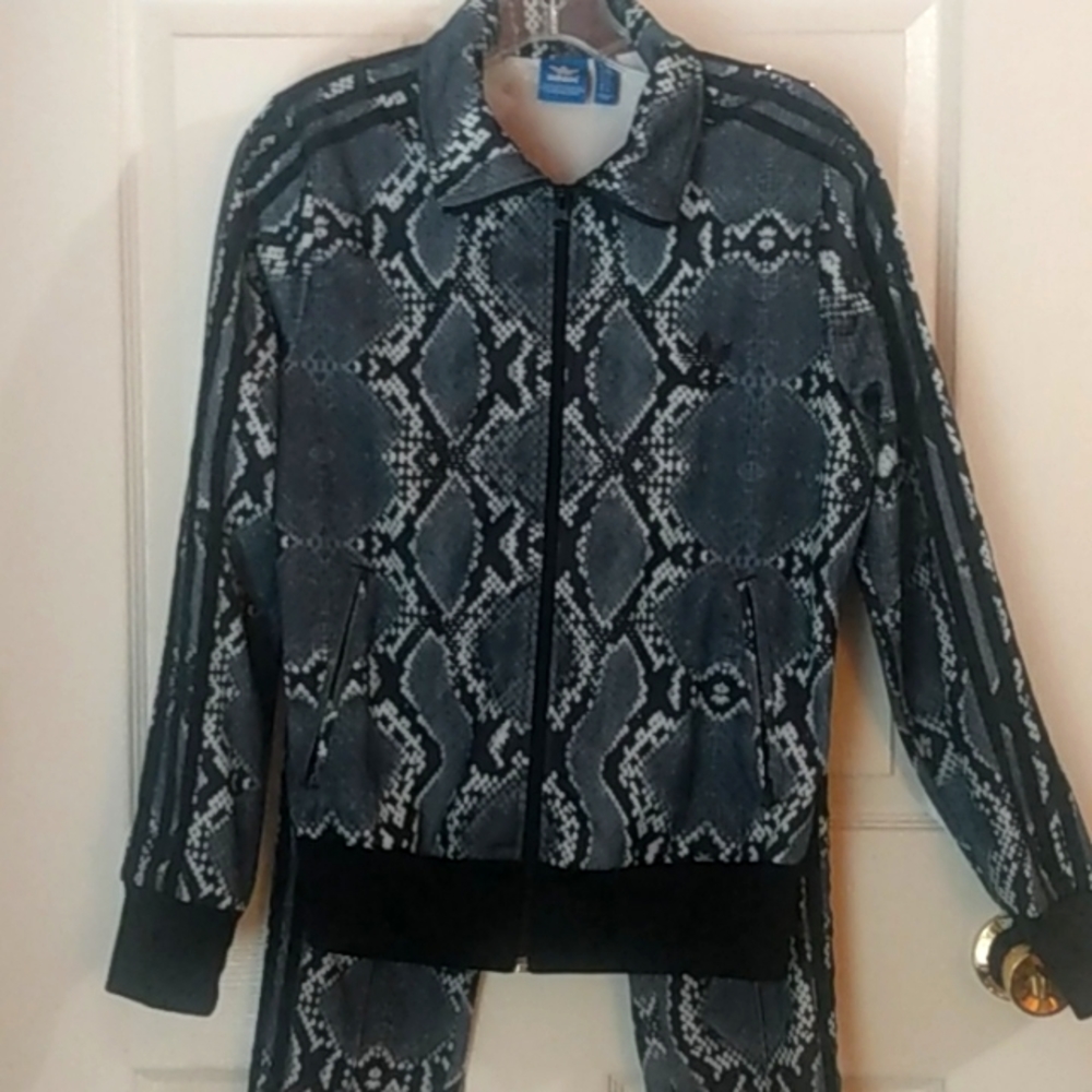 Adidas Python print track suit